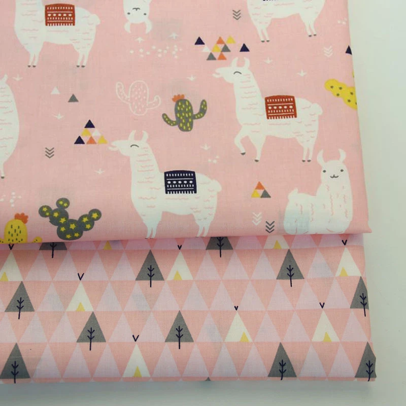 Tela sarga de algodón de rosa para hacer pijamas, sábanas de cama, Material acolchado costura de de niños para bebés|Tela| - AliExpress