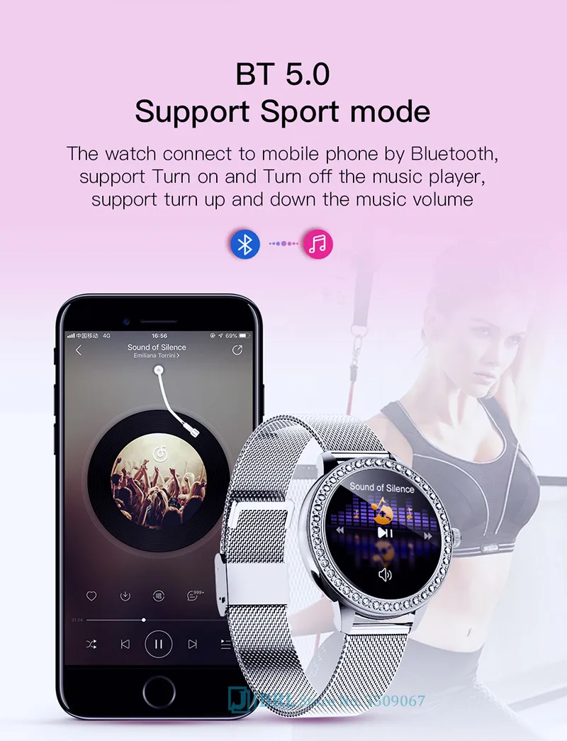 água relógio eletrônico para android ios pulseira inteligente