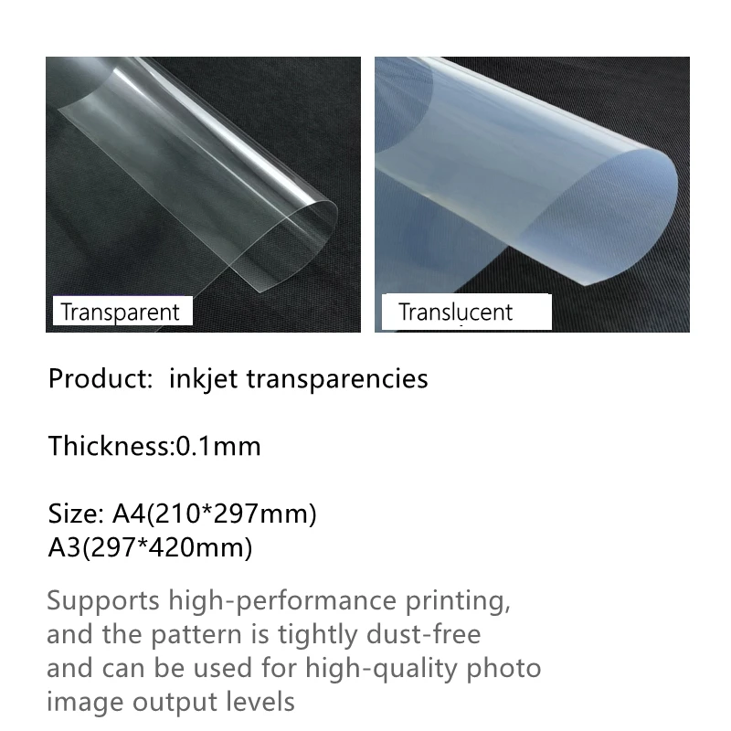 Transparent Film Sheets for Ink Jet Printer Overhead Projector Silk Screen  Printing - AliExpress