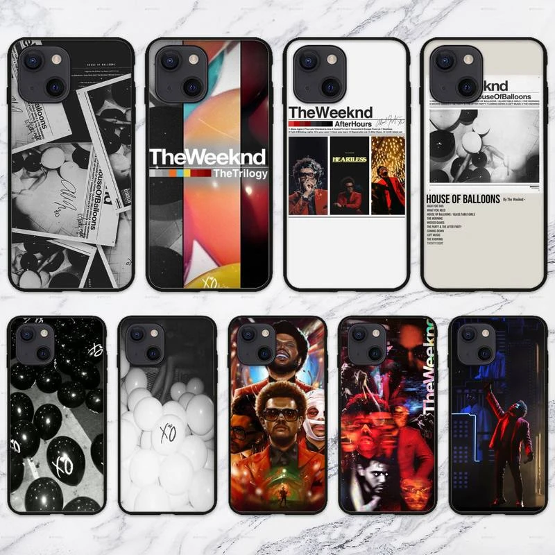 The Weeknd House Of Balloons Phone Case For iPhone 11 12 Mini 13 Pro XS Max X 8 7 6s Plus 5 SE XR Shell iphone 12 pro max phone case