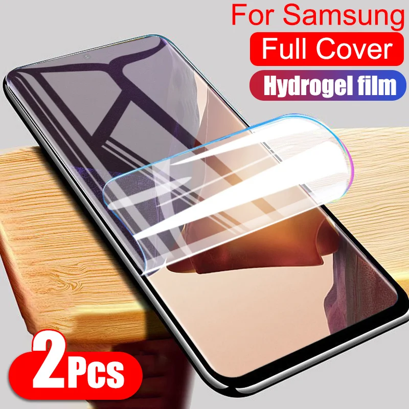Protective Hydrogel Film For Samsung Galaxy S8 S9 S10 E S20 Plus Note 8 9 10 20 Ultra A51 A71 A50 A70 Screen Protector No Glass | Мобильные
