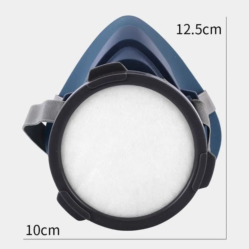 

1Set Painting Spraying Gas Mask Dust Half Facemask Respirator Cotton Filter Mask