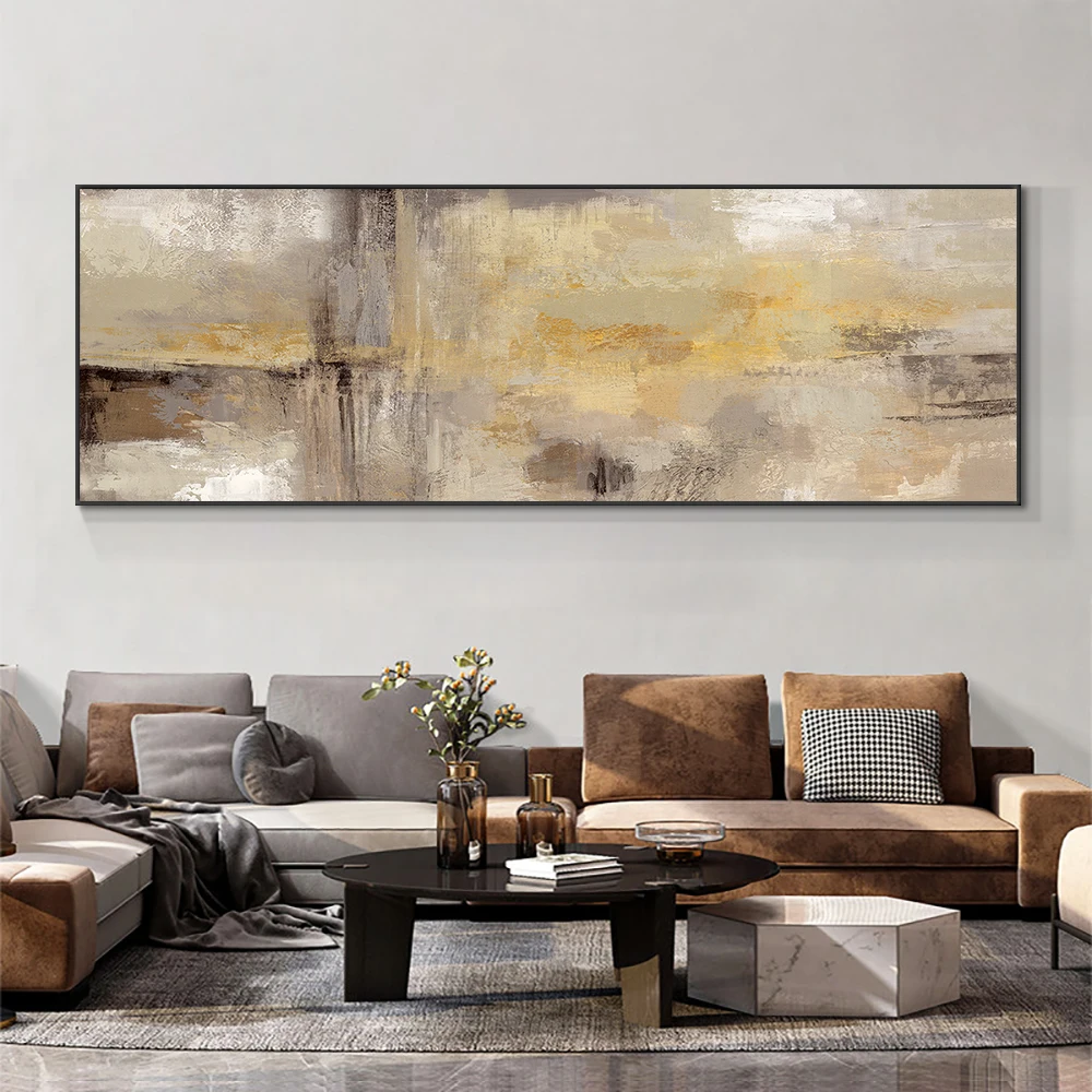 Affiche-de-peinture-l-huile-abstraite-moderne-impression-de-paysage-Art ...