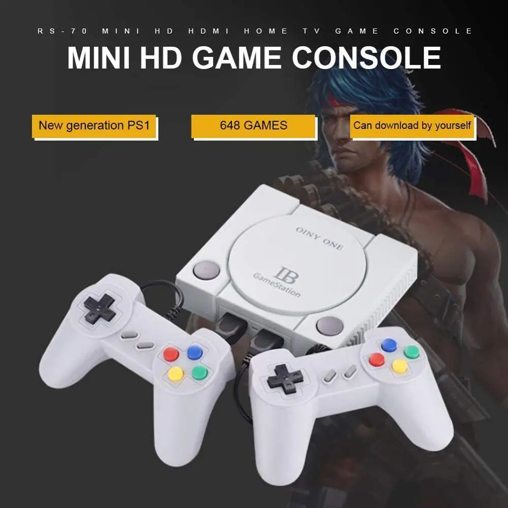

HD TV Game Console 16 Bits Retro Video Game Console Built-In 648 Games Storage Function Support TF Card Handheld Gaming Player
