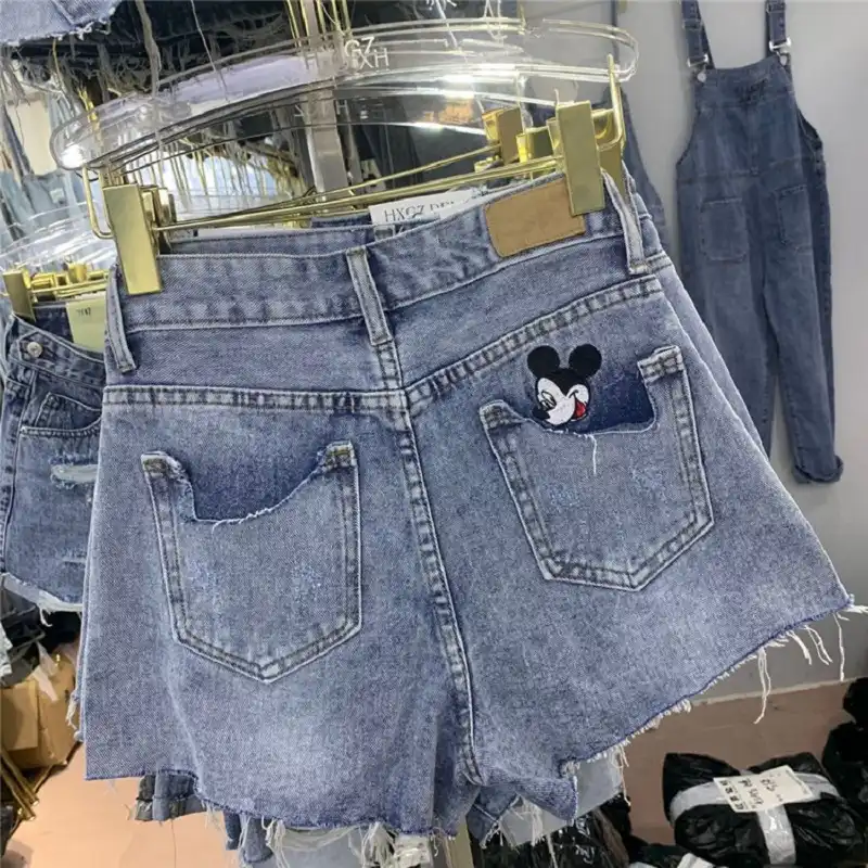 womens disney denim shorts