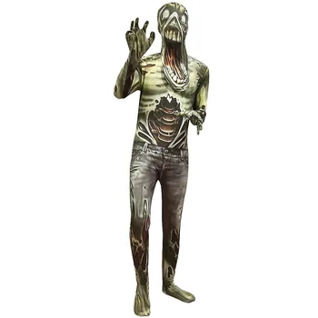 

Boys Horror Corpse Ghost Rompers Halloween Costume for Kids Scary Zombie Costume Fancy Clothing Creepy Suit for Halloween Party