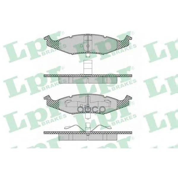 Колодки Тормозные Dodge Neon 94-99 Передние Lpr 05p1352 Lpr арт. 05P1352
