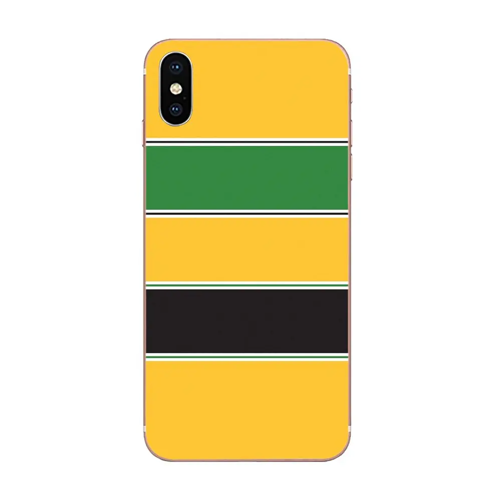 Ayrton Senna шлем для Apple iPhone 4 4s 5 5C 5S SE 6 6S 7 8 Plus X XS Max XR роскошный высококачественный - Цвет: as picture