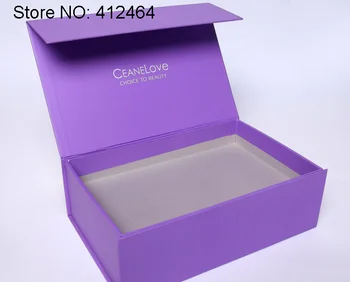 

Custom folding necklace jewelry paper packaging gift box,UV Resistant Glossy gift packaging box with magnet ---PX11329