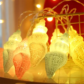 

Shell Shaped LED Fairy Lights Battery Powered Light Christmas Indoor Decoration Lamp Lightweight