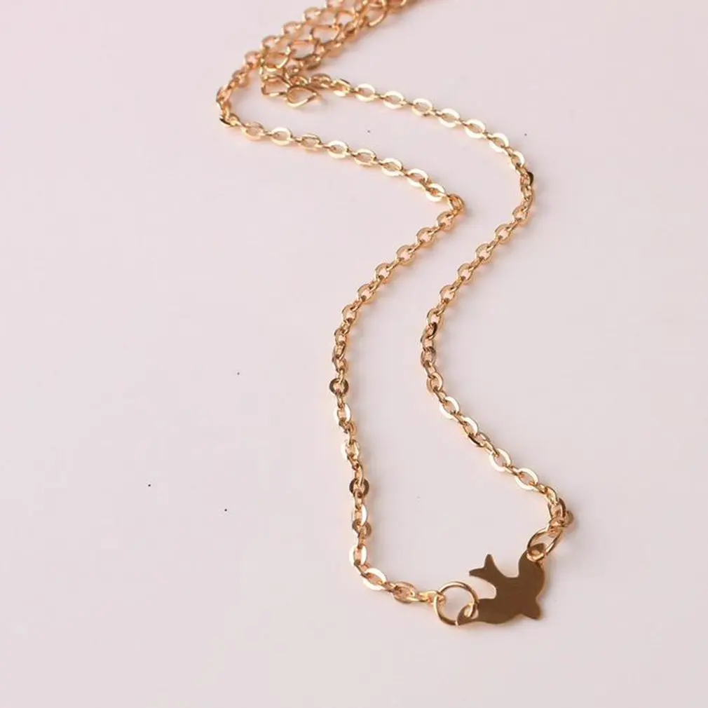 

Fashion Female Necklace Simple Bird Pigeon Clavicle Chain Jewelry for Dropshipping 2019