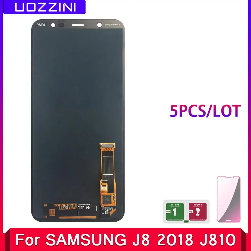 

5 Pcs/lot New LCD For Samsung J8 2018 J810 LCD Display Touch Screen Digitizer For Samsung Galaxy J8 2018 J810 J810F J810Y