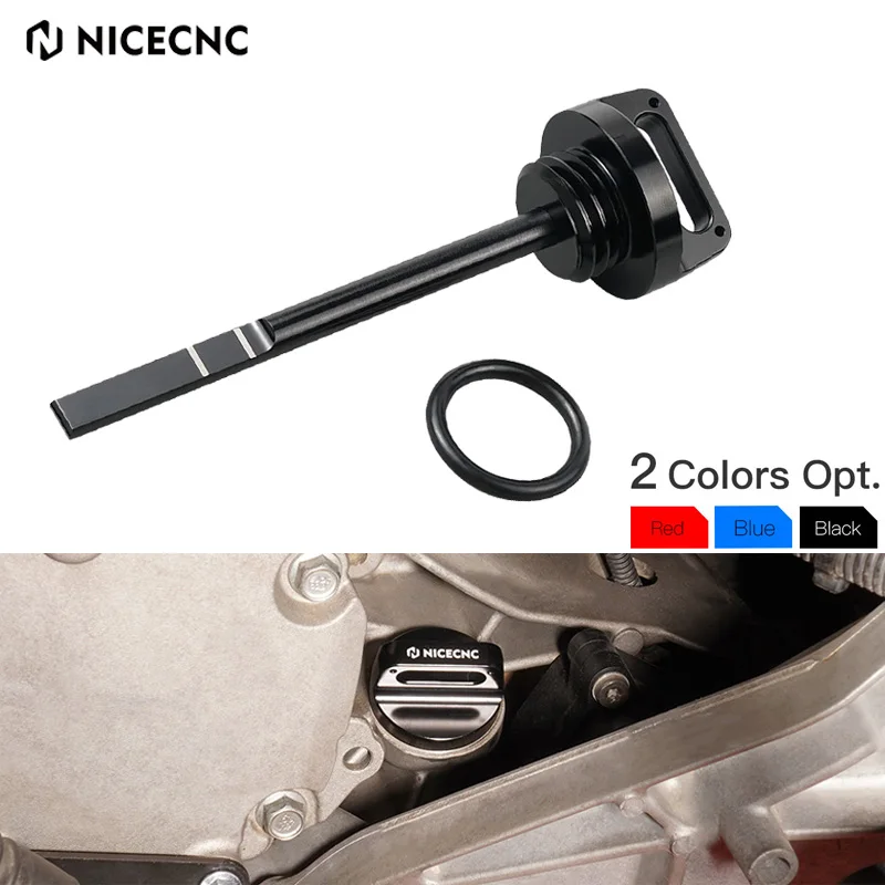 NiceCNC UTV Oil Dipstick With O-ring For Can-Am Maverick X3 Max R RR 4x4 XDS DS XMR XRS Turbo DPS UTV Accessories Aluminum Alloy oil dipstick for hyundai 2014 2018 elantra sonata tucson 1 8l 2 0l 266112e021 car accessories high quality fuel dipstick