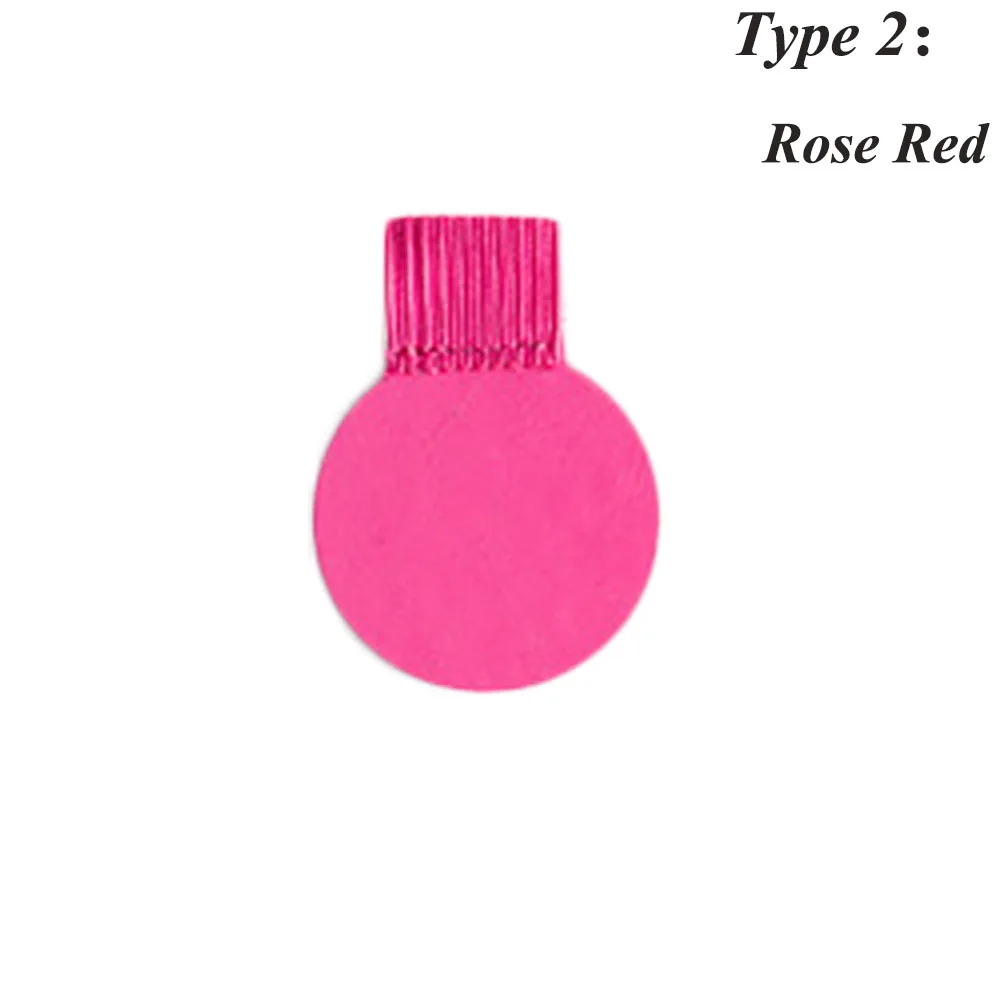 Rose Red2 1 шт. красочные самоклеющиеся резиновые зажимы для ручки Карандаш эластичная петля для ноутбуков журналов клипборды подставка для ручек для офиса школы - Цвет: Rose Red2