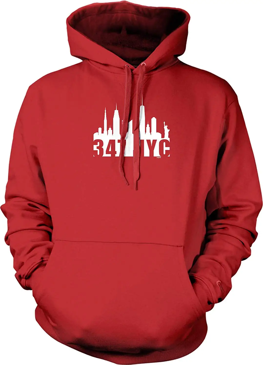 TSDFC 347 NYC Skyline толстовка с капюшоном Унисекс Мужская Женская | одежда