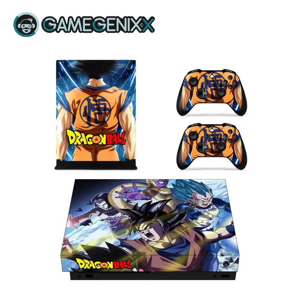 Защитная Наклейка GAMEGENIXX для Xbox One X и 2 контроллеров-Dragon Ball Super