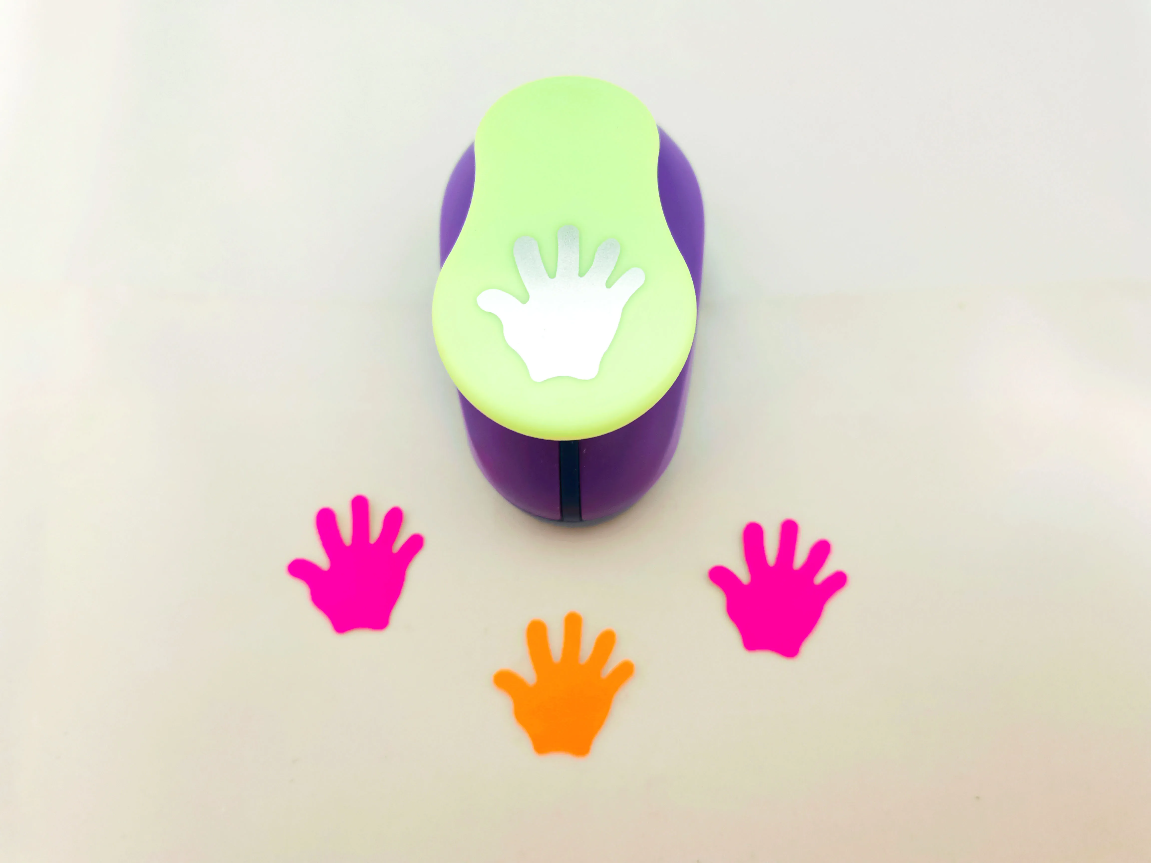 Scrapbook Punches 1"(2.5cm) hand shaped craft punch Palm Punch Craft Scrapbooking school Paper Puncher eva hole punch