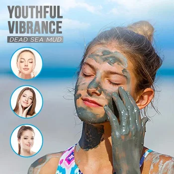 

Volcanic Mud Shower Gel Body Skin Rejuvenation Exfoliating Cleansing Moisturizing LDO99