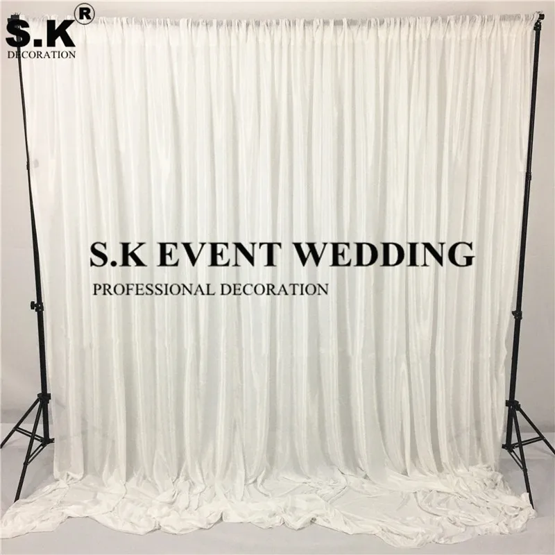 背景布 2点 背景カーテン 白い布 150x300cm 結婚式用 記念撮影