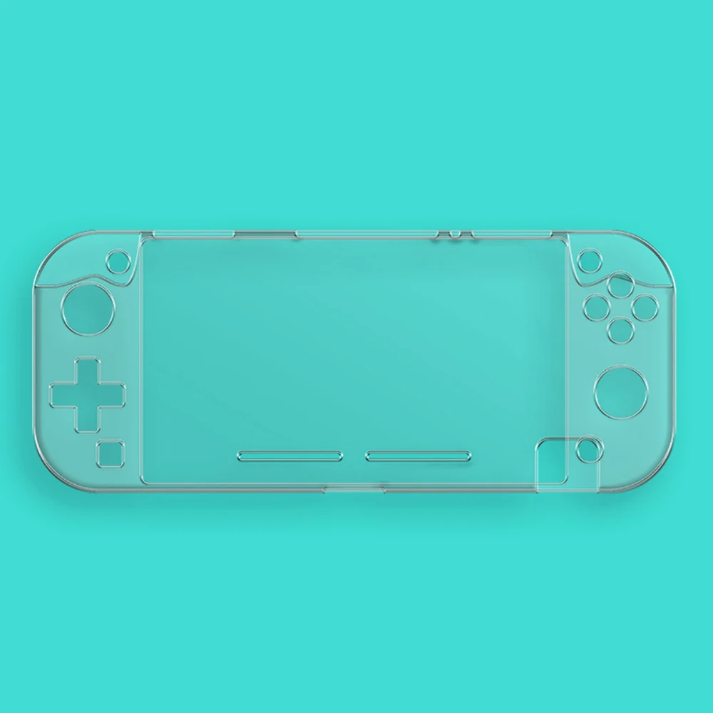 iBen Crystal Transparent Case Protecive Cover Environmentally Friendly PC Skin Fit for Nintend Switch Lite Bracket Function (3)