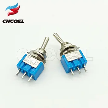 

5Pcs/lot Miniature Toggle Switch MTS-102 SPDT 6A 125VAC/3A 250VAC Mini Switch Lever Switch 3 Pin ON/ON High quality