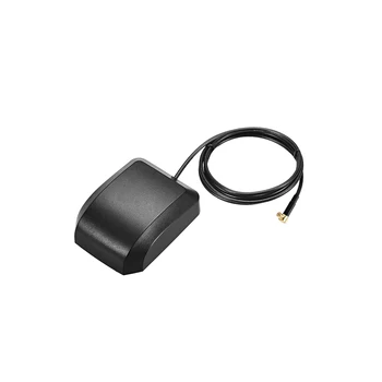 

uxcell GPS Beidou Active Antenna MCX Male Plug 90-Degree 34dB Aerial Connector Cable with Magnetic Mount 1.5 Meters Wire L