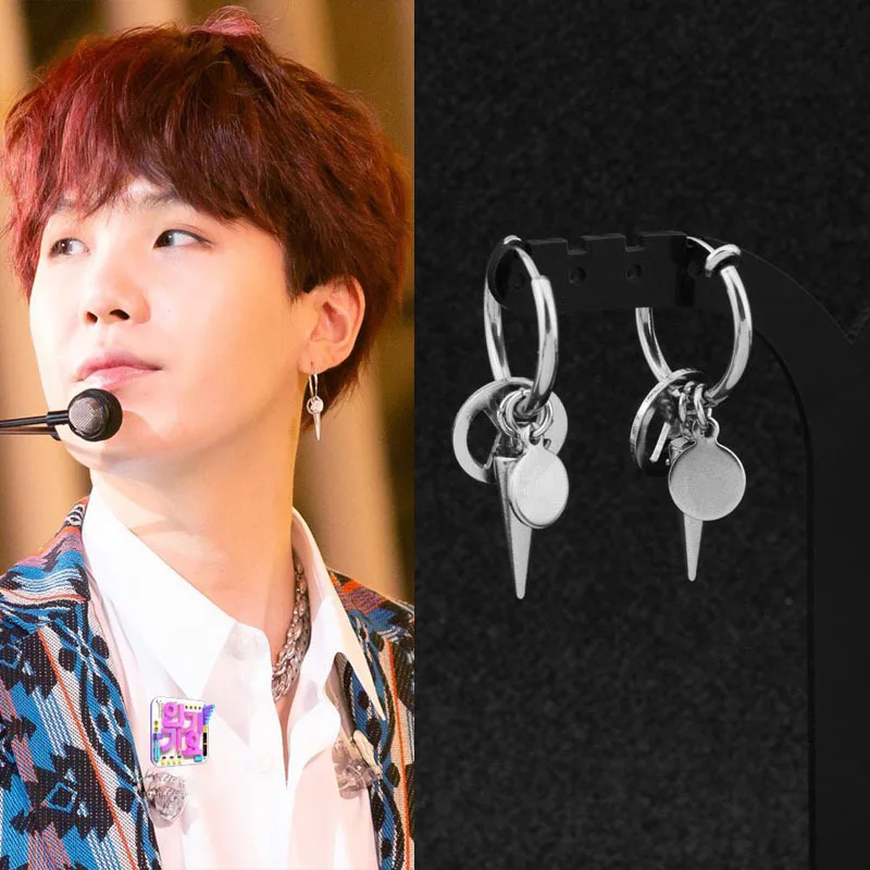Модные базовые модели серьги из нержавеющей стали для мужчин и женщин