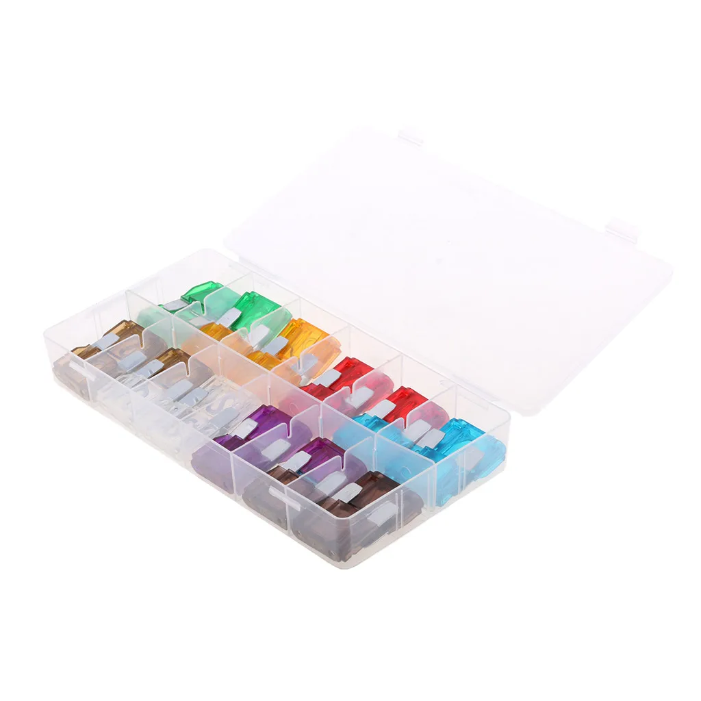 24pcs Big Auto Blade Fuse Assortment Set Maxi Automotive Electrical Fuses