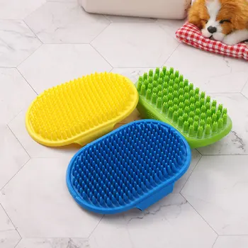 

3PCS Pet Bath Brush Rubber Comb Hair Removal Brush Pet Dog Cat Grooming Cleaning Glove Massage Pet Hair Care Tool