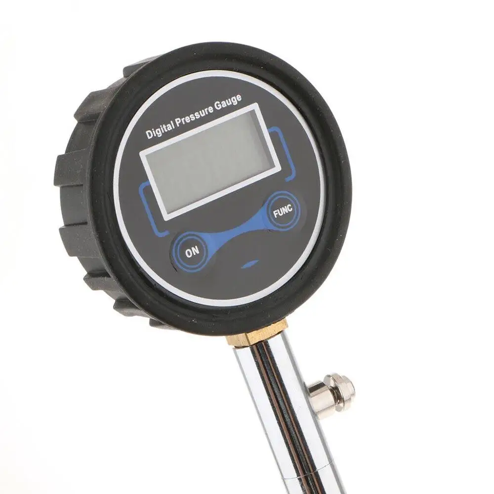 Digital LCD Tyre Tire Air Pump Pressure Gauge Tester for 0-200 PSI Car Motorcycle Accessories