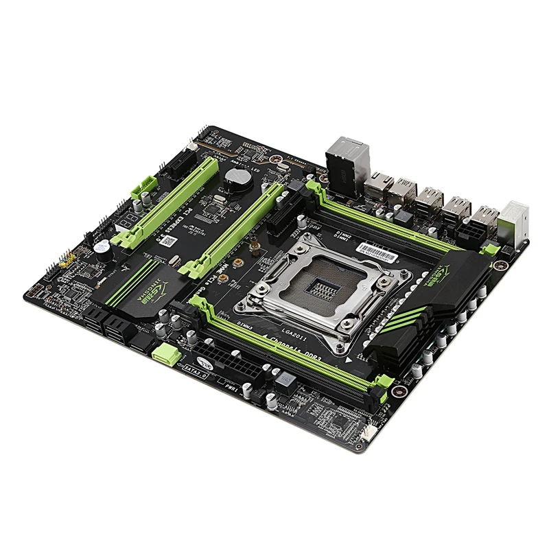 PPYY-X79 LGA2011 материнская плата комбинированный набор с E5-2689 cpu 4X8GB 32GB DDR3 ram 4-Ch 1600Mhz REG ECC PCI-E NVME M.2 SSD слот