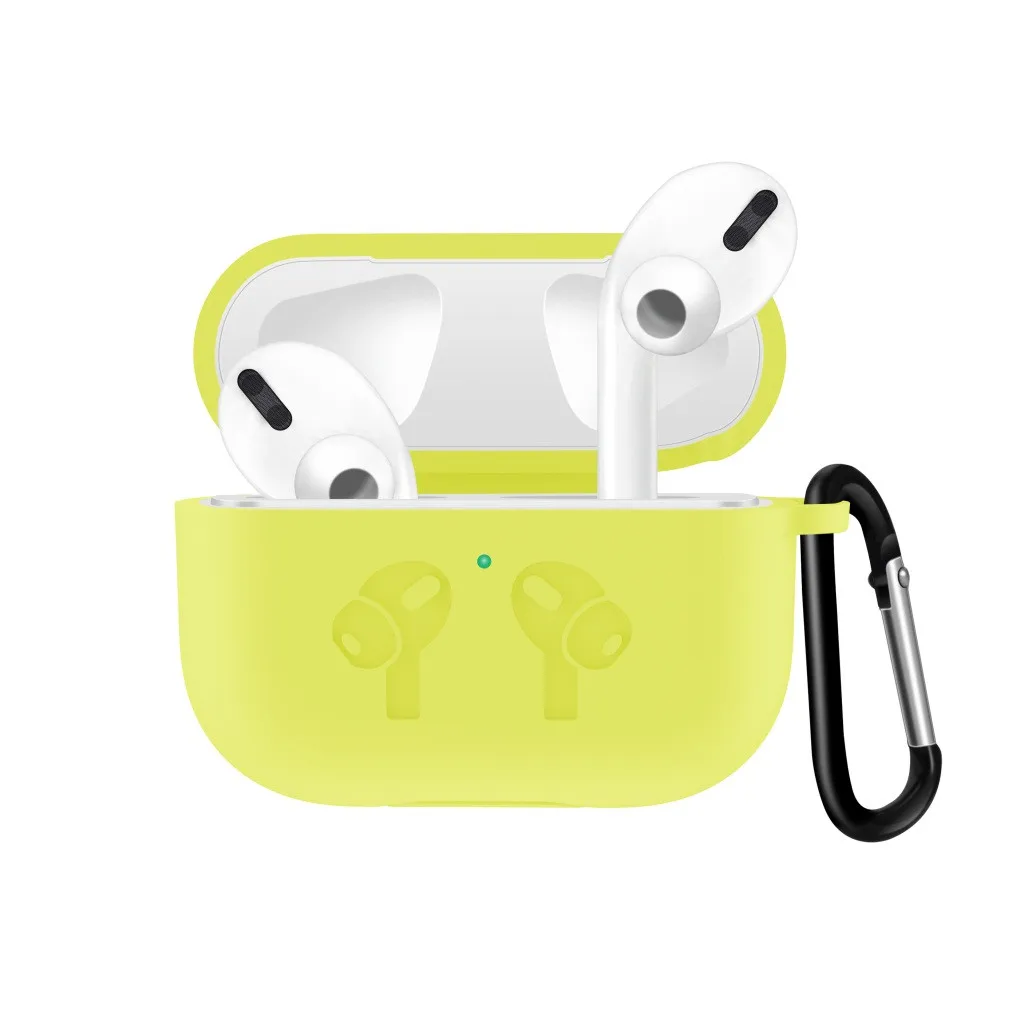 HIPERDEAL 14 цветов Чехол для AirPods Pro беспроводной зарядный чехол силиконовый защитный чехол с кольцом держатель 19Oct30