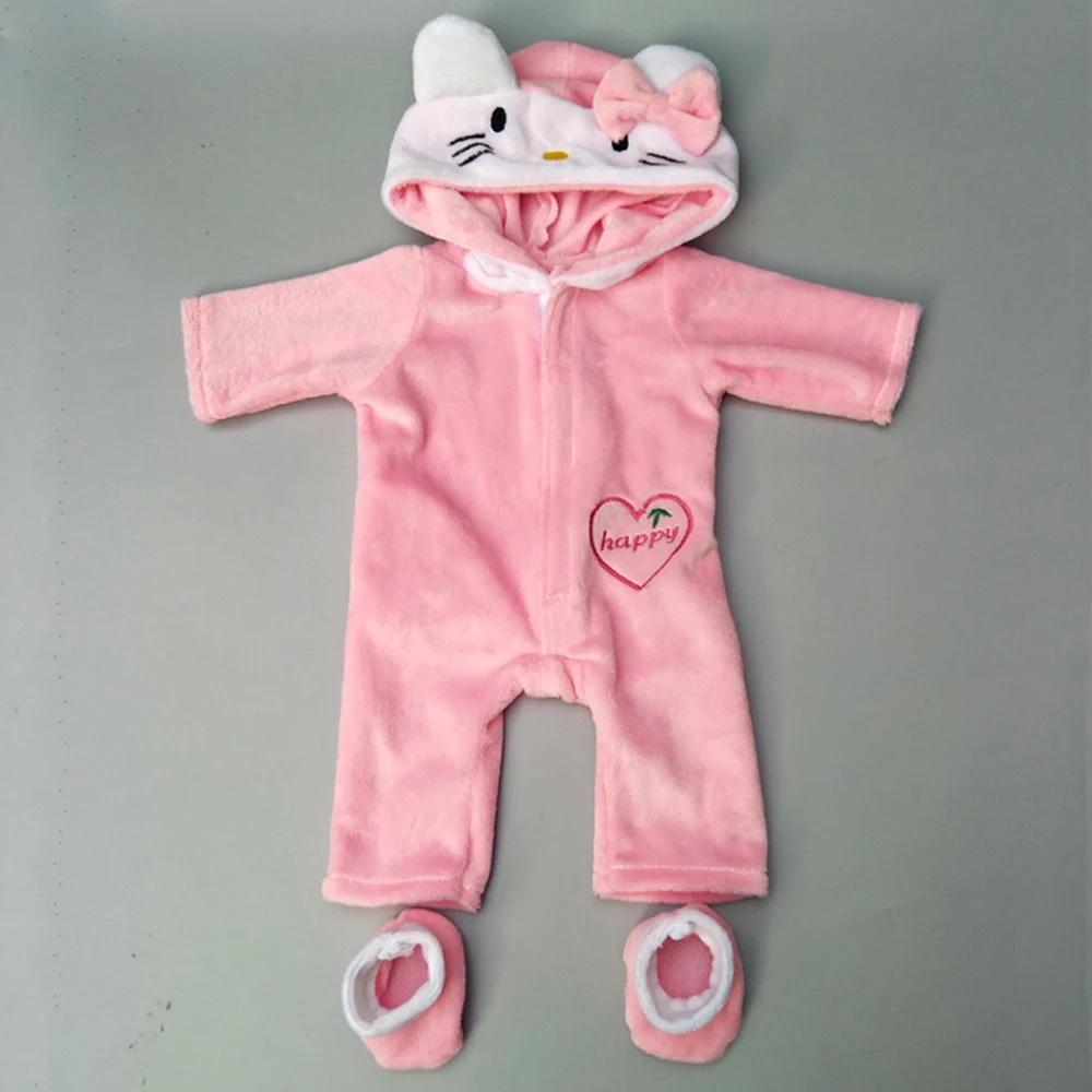Кукольная одежда для новорожденных 43 см, Кукольное пальто единорог, худи 17 дюймов 18 дюймов, платье для куклы, рождественские игрушки, одежда - Цвет: A1