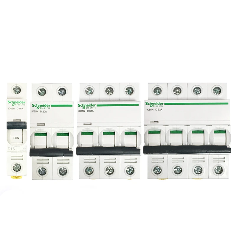 Schneider Circuit автоматический воздушный выключатель IC65N C25 1P + N C20A 2P 3P C25A C63A 4P 1A 2A 4A 6A 10A 16A