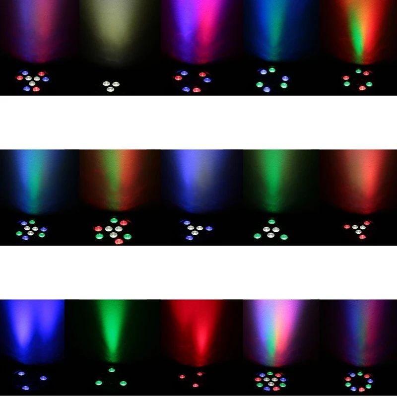 Топ!-DMX512 RGBW светодиодный световые эффекты диджей освещение 15 Вт 8-канальный сетевой видеорегистратор AC 100-240 V