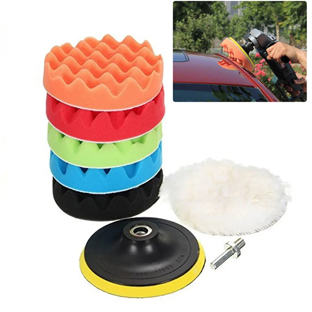 Dremel Accesorios Polishing Pad Sponge Wool Set Buffing Pads 6 Inch