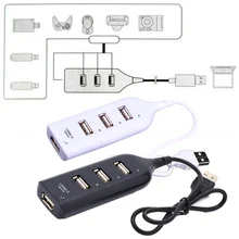 4 Port Micro USB Hub 2,0 USB Splitter High Speed 480Mbps USB 2.0 Hub Expansion Kabel Adapter für Tablet Laptop computer Notebook(China)
