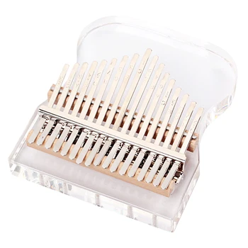 

1 PC Kalimba Portable 17 Keys Concave Shape Durable Transparent Thumb Piano Musical Instrument Finger Piano