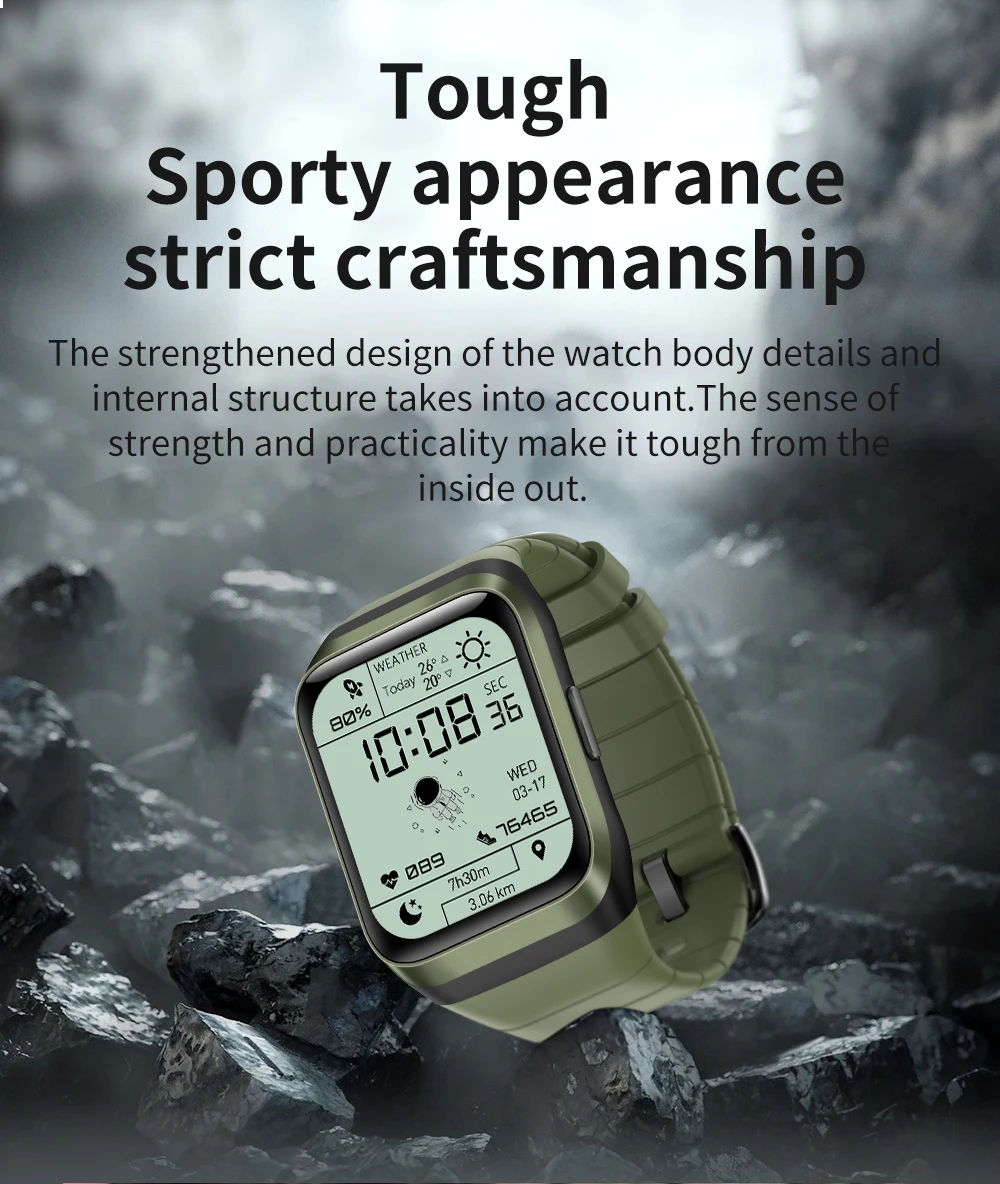 Outdoor GPS Smartwatch Zeus 2 sporty