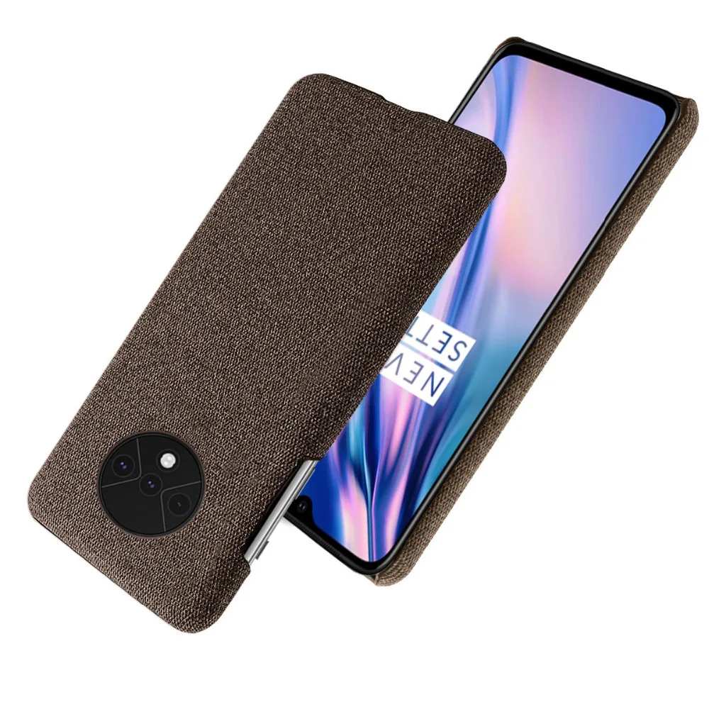 Для Oneplus 5 6 7 для Oneplus 5T 6T 7T чехол сплошной цвет четыре угла анти-Осень Ткань Холст Ультра-тонкий чехол для Oneplus серии