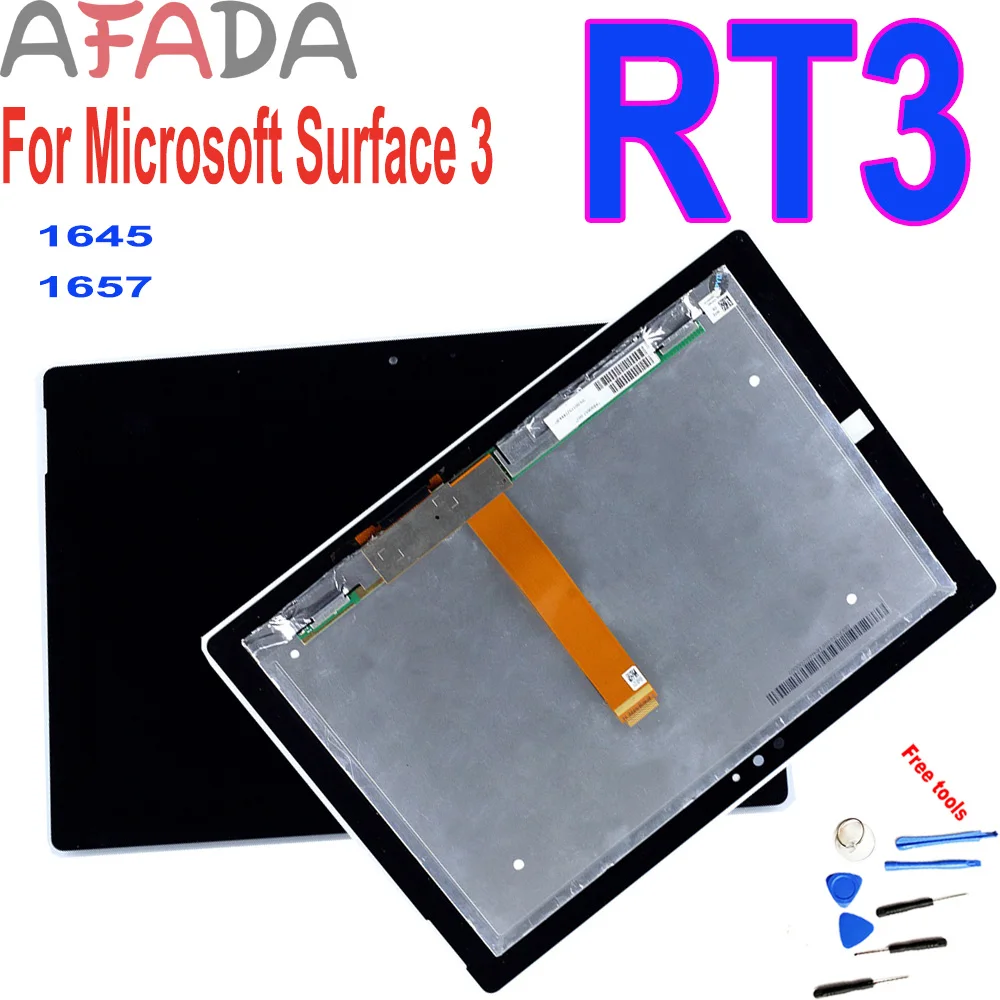 Aaa+ Lcd Replacement For Microsoft Surface 3 Rt3 Rt 1645 10.8" Lcd Display  Touch Screen Assembly Surface Rt3 1657 Lcd - Tablet Lcds & Panels -  AliExpress