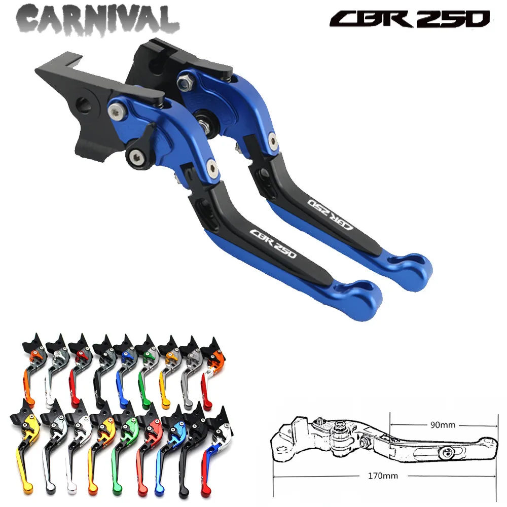 Для Honda CBR250 CBR CNC рычаг тормоза сцепления телескопическая складная регулируемая