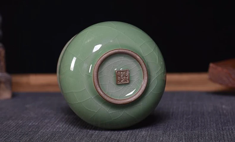 Чайная чашка 150 мл 200 мл Longquan Celadon чайная чашка из фарфора Керамическая чайная миска-контейнер чайная посуда мастер чашки Посуда для напитков кофейная кружка Декор