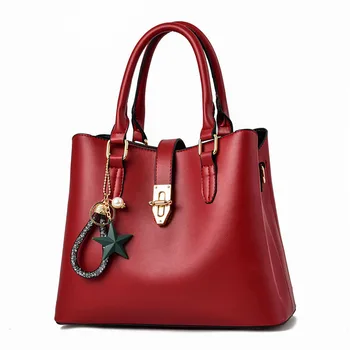 

Women's bag handbag autumn and winter new fashion atmosphere fashion Han simple 100 women's single shoulder oblique satchel