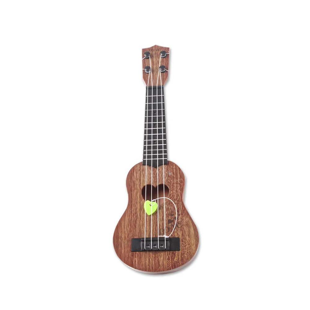 

4 Strings Safe Beginner Musical Instrument Kids Gift Preschool Simulation Mini Ukulele Educational Toy Party Festival Playing