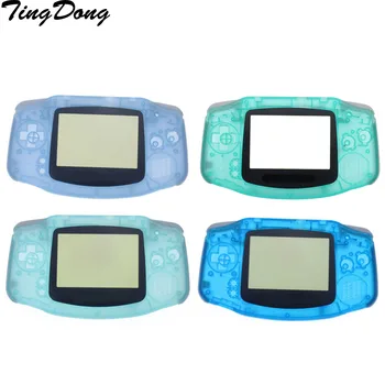 

Replacement Luminous Clear Case Shell Cover for Nintendo GBA Housing Case for Gameboy Advance Console Buttons Screw Driver