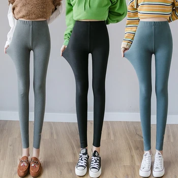 

Women velvet leggings soft embroidered plus large size skinny pants sweatpants