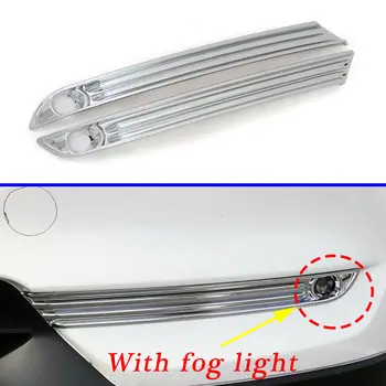 

Chrome ABS Accessories Front Fog Light Lamp Foglight Cover Trim Fit For Mazda KF CX-5 CX5 2nd 2017 2018 2019 Parts Stripes