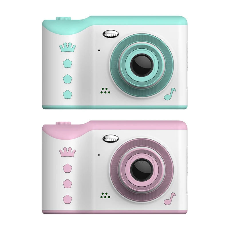 Детская камера 2," Full HD сенсорный экран цифровой двойной объектив игрушка Kamera для детей подарок на день рождения Поддержка TF карта видео запись