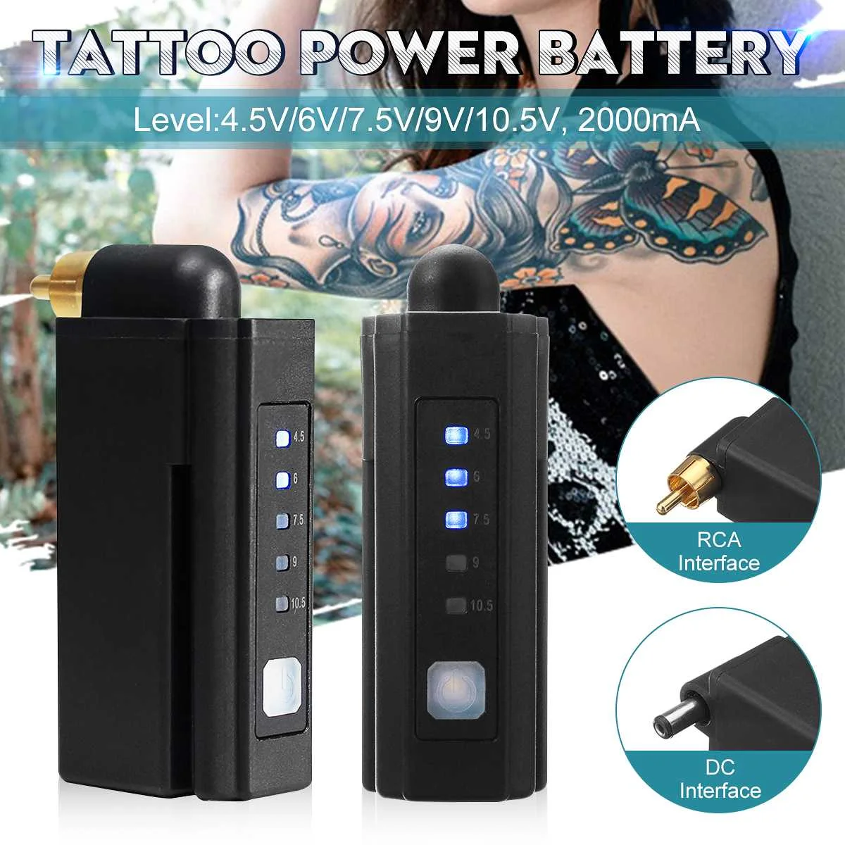 

2019 Newest Mini Wireless Tattoo Power Supply Battery for Tattoo Pen Machine Tattoo Machine Battery Free Shipping